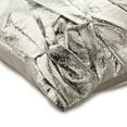 thumbnail image 2 of Pillow Covers, Textured Pillow Cover, 18x18 inch (45x45 cm) Faux Leather Pillowcase Square Silver Pintuck Throw Pillows Cover, Couch Cushion Cover, Modern, Solid - Stunning Silver, 2 of 3