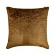 thumbnail image 2 of The HomeCentric Decorative Brown 18"x18" (45x45 cm) Pillow Covers, Velvet Double Side Pillows Throw Pillows For Sofa, Solid Color Pattern Modern Style - Velvet Choco Jules, 2 of 5