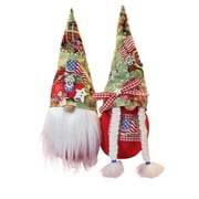 Angle View: TOYFUNNY Independence Day Long Legs Long Hat Dwarf Doll Home Desktop Decoration 2 PCS