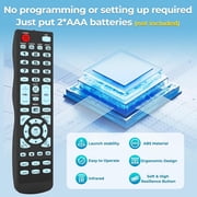 Replacement Element TV Remote – Universal Remote for Element LED/LCD Smart TVs. Works with 100 Series, E4AA50N, E4AA55N, E4AA65N, E1AC19N, E1AA24N, E1AA24N-G, ELEFT2416, ELEFT222, ELEFW247, ELEFW248