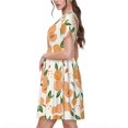 thumbnail image 2 of Balery Peaches Vestidos sueltos de manga corta para mujer, vestidos de verano 2025, vestidos casuales de corte A con vuelo., 2 of 6