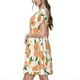 thumbnail image 2 of Balery Peaches Vestidos sueltos de manga corta para mujer, vestidos de verano 2025, vestidos casuales de corte A con vuelo., 2 of 6