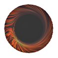 thumbnail image 7 of TEQUAN Universal Waterproof Spare Tire Cover, Dustproof Sun Protection Abstract Spiral Swirl Pattern Wheel Cover, 17 inch, 7 of 7