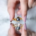 thumbnail image 5 of Rosec Jewels Black Tahitian Pearl Solitaire Ring for Women - 8 mm - AAA Quality, 14K Yellow Gold, US 4.50, 5 of 9
