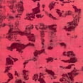 thumbnail image 1 of Ahgly Company Machine Washable Indoor Square Abstract Raspberry Red Area Rugs, 4' Square, 1 of 7