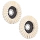 thumbnail image 4 of Discos de pulido de 5 pulgadas Bling Bling con forma de onda de fieltro de lana 2 PIEZAS, 4 of 12