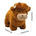 thumbnail image 3 of HomeKingdee Henry The Highland Cow Plushie! - Highland Cow Stuffed Animal, Stuffed Highland Cow, Highland Cow Plush, 3 of 7