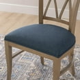 thumbnail image 4 of Linon Andes Chair Nat Blue Set Of 2, 4 of 9