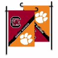 thumbnail image 1 of Bsi Products  Clemson - S. Carolina - 2-Sided Garden Flag - Rivalry House Divided, 1 of 1