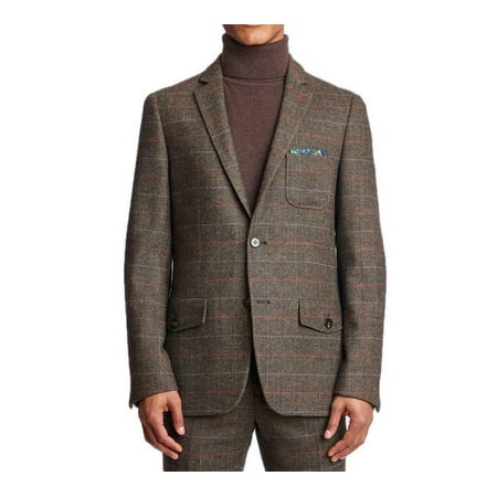 Paisley & Gray Men's Dover Herringbone Jacket - Hunter Org 40R