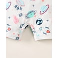thumbnail image 6 of KIMI BEAR Infant Baby Boys Romper 18-24 Months Summer Clothing 2 Packs Short Sleeves Bodysuit Rockets Print One Piece Jumpsuits Clothes Multicolor, 6 of 9