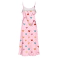 thumbnail image 5 of Censtreet Womens Sleeveless Nightgown Summer Full Slip Nightshirt Print Nightwear Full Length Loungewear Soft Nightdress, 5 of 8