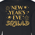 thumbnail image 4 of Inktastic New Year's Eve Squad with Stars in Gold Long Sleeve T-Shirt, 4 of 5