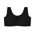 thumbnail image 3 of Tqyyweavej Front Closure Bra for Women Oversized Lightweight Solid Color Seamless Bras No Underwire Comfy Everyday Bras, Gifts for Women, 3 of 4