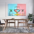 thumbnail image 5 of Three Glasses Canvas Art Poster And Wall Art Picture Print Modern Family Bedroom Decor Posters,Unframe-style,12x18inch(30x45cm), 5 of 8