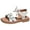 Green, variant on Toddler Girl Sandals Size 4C Girls' Sandals Summer Baby Girls' Princess Shoes Soft Sole Embroidered Children's Roman Shoes 12-18 Months