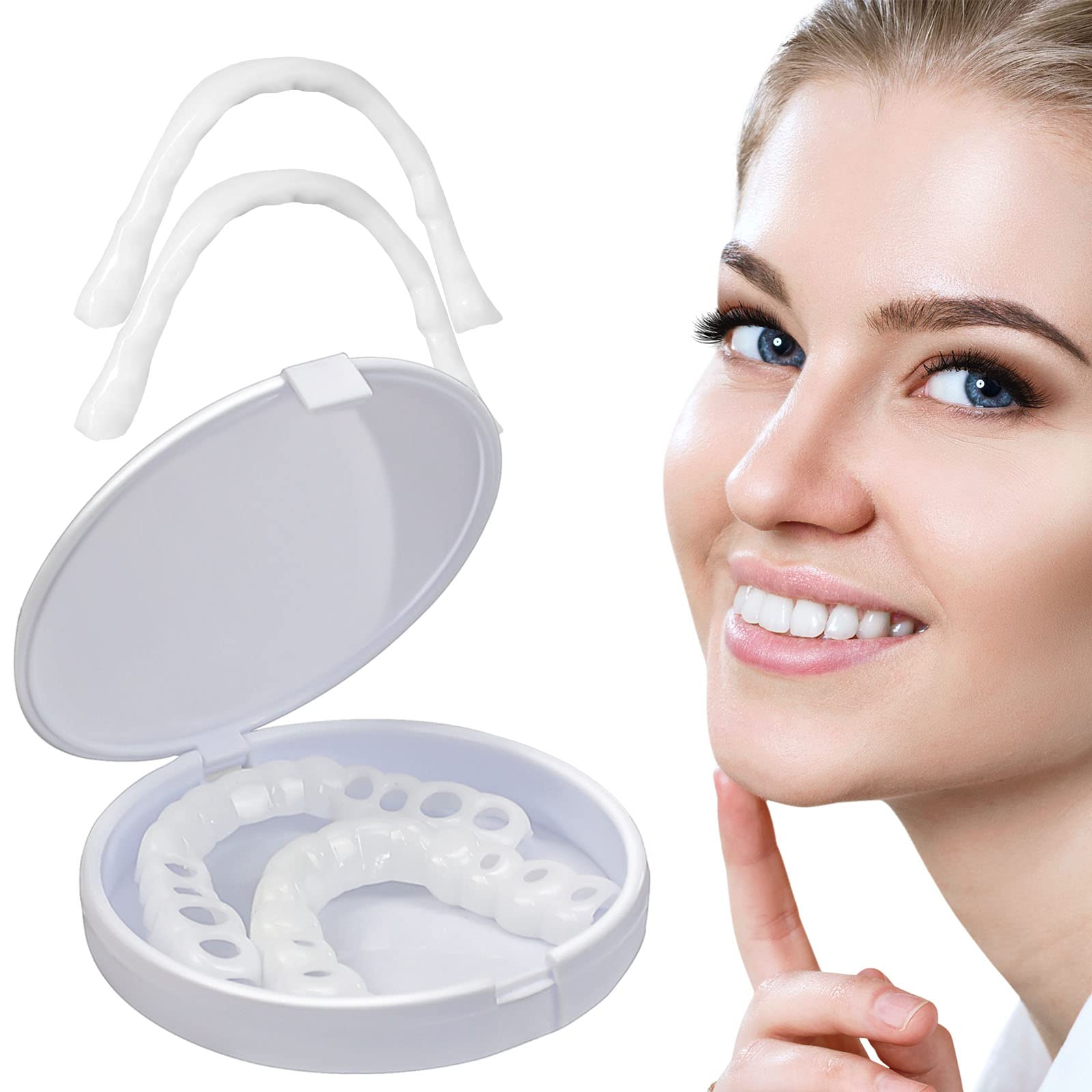 Denture Teeth, Fake Teeth, Veneers Dentures Socket for Women and Men