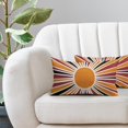 thumbnail image 2 of Boho Pillow Covers 12x20 Set of 2 Modern Abstract Multicolored Sun Throw Pillows Bohemian Style Outdoor Decorative Pillowcase Linen Lumbar Cushion Cover Decor for Home Couch Sofa Bed, 2 of 6