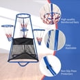 thumbnail image 4 of 4 Hoop Basketball Set for Toddlers – Indoor & Outdoor Preschool Toy with 4 Balls & Air Pump, 4 of 9