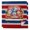 Red, Navy, Blue, White, variant on Patriotic Gnomes Cloth Napkins, Independence Freedom Blue Red Striped Washable and Reusable Dinner Napkins Set of 8, Table Napkin for Kitchen Party Birthday Wedding Hotel Housewarming 20"x20"