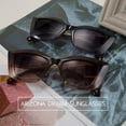 thumbnail image 6 of FEISEDY Retro Thick Square Cateye Sunglasses Women Men ARIZONA DREAM Metal Temple B2710, 6 of 14