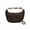 Coffee, variant on Handmade Straw Crossbody Bags for Women Mini Summer Satchel Purse Fashion Woven Shoulder Handbags with 2 Straps