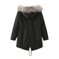 thumbnail image 2 of AGWOLF Winter Coats for Women Warm Faux Fur Hood Sherpa Parka Outdoor Fleece Lined Zip Up Jackets Thermal Snow Wear Outwear for Skiing, 2 of 9