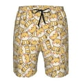 thumbnail image 3 of Salouo Cute Shiba Pattern Swim Trunks for Men,Men's Hawaiian Bathing Suit Swimsuits Quick Dry Swimming Board Shorts Beach Shorts with Pockets-Medium, 3 of 6
