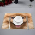 thumbnail image 2 of MKHERT Cute Puppy Pomeranian Dog Cute Pets Placemats Table Mats for Dining Room Kitchen Table Decoration 12x18 inch,Set of 4, 2 of 4