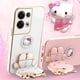 thumbnail image 4 of Funda galvanizada de Hello Kitty para móvil, carcasa con marco para Xiaomi Redmi Note 12, 12S, 11 Pro Plus, 11S, 10, 10S, 9S, 9, 8, 7, 12C, 10C, 10X, 9A, 9C, 4 of 5