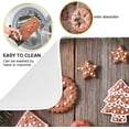 thumbnail image 4 of GZHJMY Board Cookies Gingerbread Christmas Tree 16" x 18" Absorbent Dish Drying Mat Microfiber Kitchen Countertop Table Protector Multi-Purpose Counter Rack Sink Drainer Pad, 4 of 6