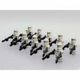 thumbnail image 3 of 10 Figuras de Bloques Soldados Clones Armados, Minifiguras de 10.10 cm para Colección, Juguetes de Exhibición para Niños y Niñas, 3 of 6
