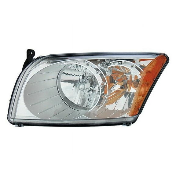 Left Driver Side Headlight Lens Housing - Compatible with 2007 - 2012 Dodge Caliber 2008 2009 2010 2011