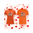 thumbnail image 1 of Playera Duo De Pareja De Capybara Fashion 14 De Febrero San Valentin Color Anaranjado Talla Mediana Marca Emil SaEs, 1 of 4
