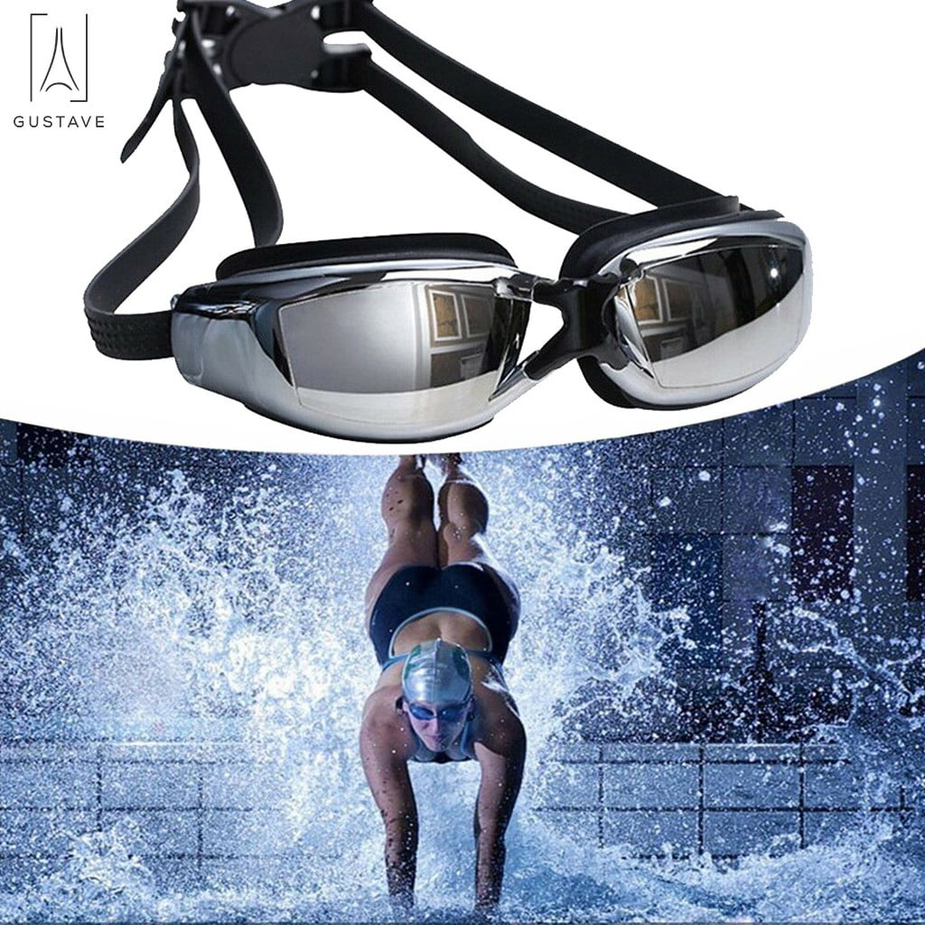 GustaveDesign Swimming Goggles UV Protection Watertight AntiFog