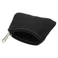 thumbnail image 3 of 3.5" x 4.7" Coin Purse Pouch, 2 Pack Change Purses Small Organizer Bags with Zipper Canvas for Home, Black, 3 of 6