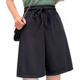 thumbnail image 1 of Bermudas Casuales Para Mujer Con Cordón Elástico Ajustable, 1 of 8