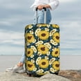 thumbnail image 7 of Fuzoiu Sunflowers Print Suitcase Cover,Washable Luggage Covers for Suitcase,Elastic Luggage Protector Cover,Scratch Resistant Travel Suitcase Covers-X-Large, 7 of 7