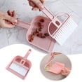 thumbnail image 1 of Plastic Mini Dustpan & Brush Set - Compact, Ergonomic, for Tables/Desks/Keyboards/Cars Cleaning, 1 of 5