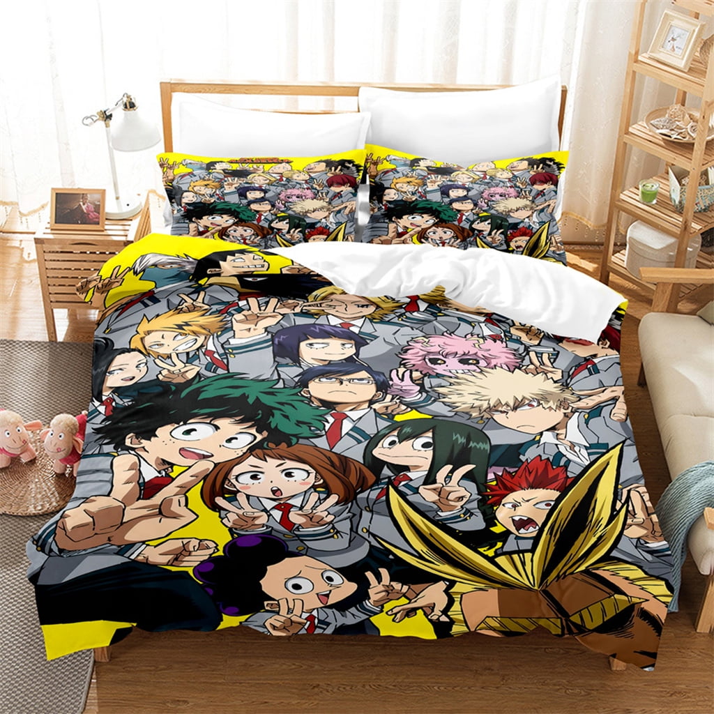 Soft Microfiber My Hero Academia Bedding Bed Set Twin Full Queen King