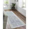 thumbnail image 3 of Boutique Rugs Kayin Farmhouse Runner Rug - Machine Washable - Silver - 2'7" x 7'10" Runner, 3 of 15