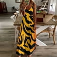 thumbnail image 3 of Animal Print Patterns Sleeveless Dress for Women Clothing Female Women's Summer Skirt, 3 of 7