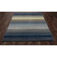 thumbnail image 2 of Art Carpet 841864108163 5 x 8 ft. Bastille Collection Heathered Stripe Border Woven Area Rug, Blue, 2 of 2