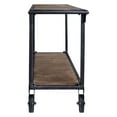 thumbnail image 2 of Moka Industrial Kitchen Cart in Industrial Grey and Pine Wood, 2 of 6