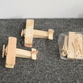 thumbnail image 3 of CATIEBYE 2 Sets Imagination Development Wooden Puzzles for with Beige Material, 3 of 8