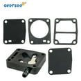 thumbnail image 2 of Oversee 6G1-24412 Carburetor Fuel Gasket Kit For Yamaha Outboard 2T 6-8-9.9-15HP Parsun, 2 of 3