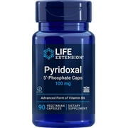 Life Extension Pyridoxal 5-Phosphate (P5P) 100 mg, 90 Vegetarian Capsules
