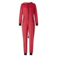 thumbnail image 3 of Inevnen Family Pajamas Matching Christmas Halloween Onesie Outfits Devil Costume Hooded Jumpsuit with Tail, 3 of 8
