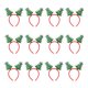 thumbnail image 1 of 12 Uds. De diademas navideñas para mujer y niña, hebilla clásica para el pelo de Reno y Papá Noel, diadema para niños y adultos, accesorios Accesorio para el cabello árbol de navidad verde Sonducket AP013012-02, 1 of 6