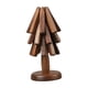 thumbnail image 2 of Posavasos de madera de nogal marrón y negro con forma de árbol, escultura decorativa, creativo, para bebidas, aislante para platos calientes., 2 of 8